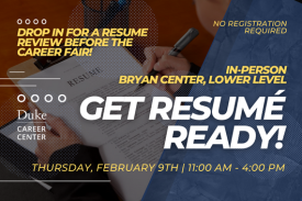 Get Resume Ready Flyer